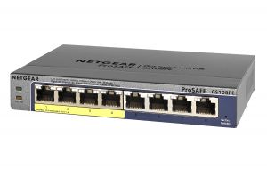 TechLogics - Netgear ProSAFE Unmanaged Plus Switch - GS108PE - 8 Power over Ethernet poorten