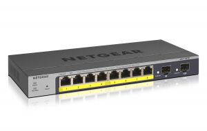 TechLogics - Netgear GS110TP Managed L2/L3/L4 Gigabit Ethernet (10/100/1000) Grijs Power over Ethernet (PoE)