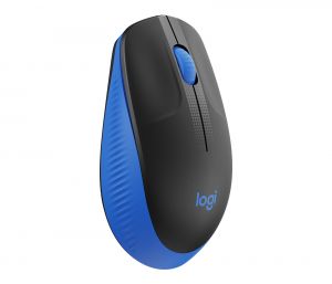 TechLogics - Logitech M190 Optical USB Zwart-Blauw Retail Wireless