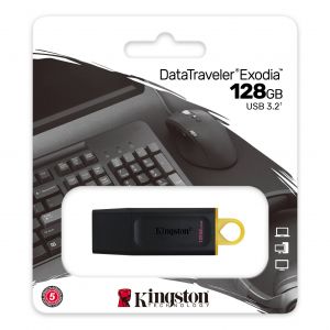 TechLogics - USB 3.2 FD 128GB Kingston DataTraveler Exodia