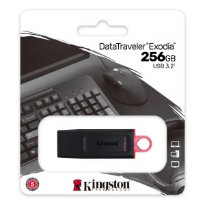TechLogics - USB 3.2 FD 256GB Kingston DataTraveler Exodia