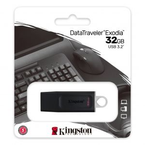 TechLogics - USB 3.2 FD 32GB Kingston DataTraveler Exodia