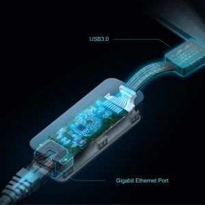 TechLogics - TP-Link netwerk adapter 10/100/1000 Mbps USB 3.0