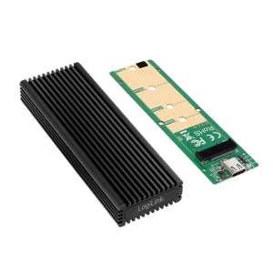 TechLogics - M.2 PCIe NVMe Logilink SSD-behuizing USB3.2-Gen2/Zwart