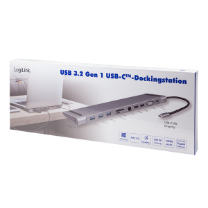TechLogics - Docking Station Logilink USB-C, 11-Port, 100W Power
