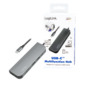 TechLogics - Docking Station Logilink USB-C, 6-Port, 60W Power