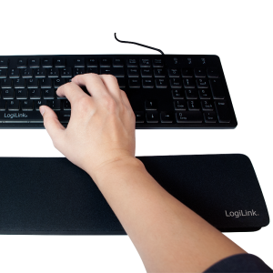 TechLogics - LogiLink polssteun voor Gaming toetsenbord Zwart