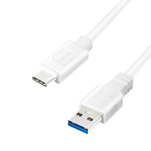 TechLogics - USB 3.2 Gen1x1 Cable USB-A<-->USB-C 0.15m LogiLink wit