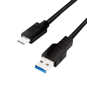 TechLogics - USB 3.2 Gen1x1 Cable USB-A<-->USB-C 0.15m LogiLink zwart
