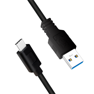TechLogics - USB 3.2 Gen1x1 Cable USB-A<-->USB-C 0.5m LogiLink zwart
