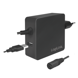 TechLogics - Power Adapter 70W + 1xUSB 5V 2100mA LogiLink