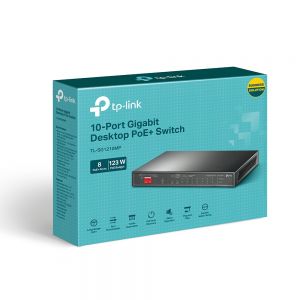 TechLogics - TP-Link 10Port 8x PoE+ 2xNon PoE Desktop