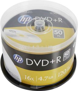 TechLogics - HP DVD+R 4.7 GB 50 stuks spindel 16x