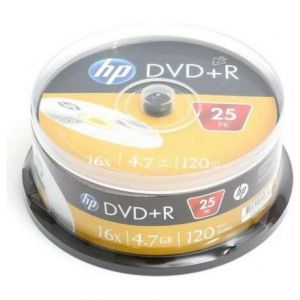 TechLogics - HP DVD+R 4.7GB 25 stuks spindel 16x
