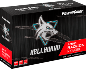 TechLogics - 6600 PowerColor RX Hellhound OC 8G 8GB/3xDP/HDMI