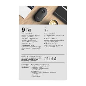 TechLogics - Logitech Pebble M350 Optical USB Zwart Retail Wireless