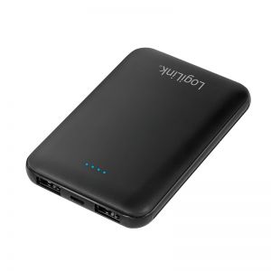 TechLogics - Power Bank 5000mAh LogiLink 2x USB Zwart