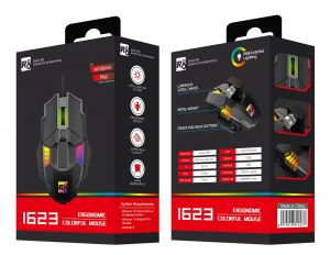 TechLogics - R8 1623 Gaming Optical USB Zwart LED Retail
