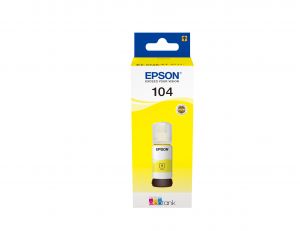 TechLogics - Epson 104 EcoTank Inktfles Geel 65,0ml (Origineel)