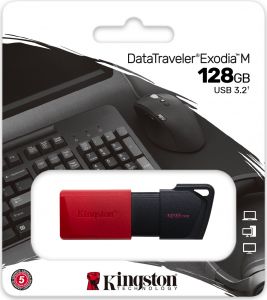 TechLogics - USB 3.2 FD 128GB Kingston DataTraveler Exodia M Zw-Ro