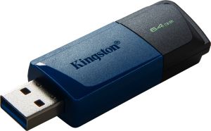 TechLogics - USB 3.2 FD 64GB Kingston DataTraveler Exodia M Zw-Bl