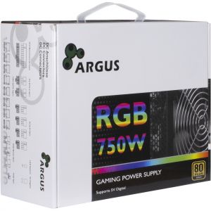 TechLogics - Inter-Tech Argus RGB-750W CM II power supply unit 20+4 pin ATX ATX Zwart