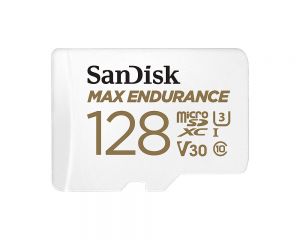 TechLogics - SDHC Card Micro 128GB Sandisk UHS-I U3 MAX ENDURANCE