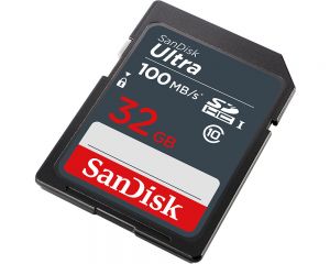 TechLogics - SDHC Card 32GB Sandisk 100MB/s UHS-I U1 Ultra