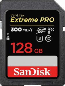 TechLogics - SDXC Card 128GB Sandisk UHS-II U3 Extreme PRO