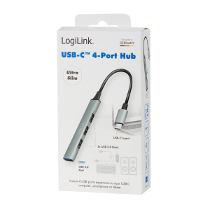TechLogics - LogiLink 4 Port, USB-C --> 1xUSB-A 3.2 + 3xUSB-A 2.0
