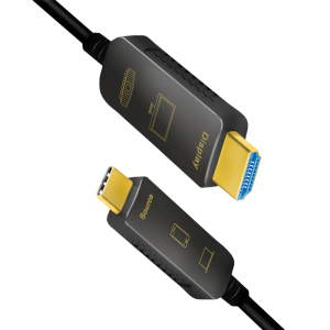 TechLogics - USB 3.2 Gen1 C --> HDMI 15.00m LogiLink 4K Zwart