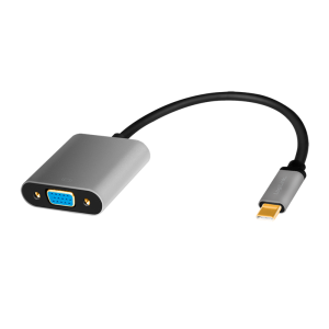 TechLogics - USB 3.2 Gen1 C --> VGA(F) 0.15m LogiLink 1080p