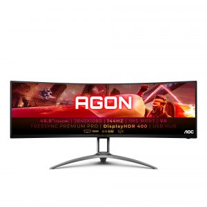 TechLogics - 49 AOC AG493QCX Curved/Dual FHD/2xDP/2xHDMI/4xUSB/VA