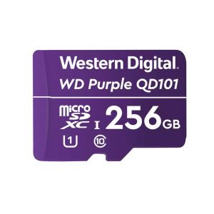 TechLogics - SDXC Card Micro 256GB WD Purple QD101 Ultra Endurance