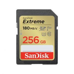 TechLogics - SDXC Card 256GB Sandisk UHS-I U3 Extreme