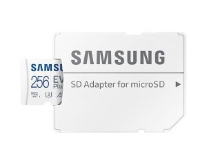 TechLogics - SDXC Card Micro 256GB Samsung UHS-I U3 EVO Plus