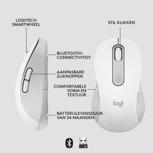 TechLogics - Logitech M650 Links Optical Bluetooth Wit Ret. Wireless