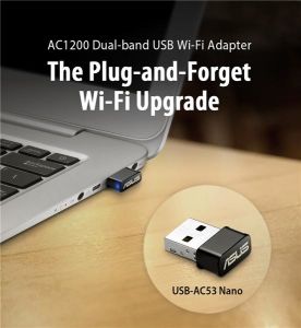 TechLogics - Asus USB-AC53 Nano AC1200 Dual-Band 802.11ac