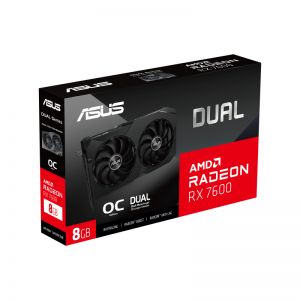 TechLogics - ASUS Dual -RX7600-O8G-V2 AMD Radeon RX 7600 8 GB GDDR6