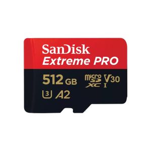 TechLogics - SDXC Card Micro 512GB Sandisk UHS-I U3 Extreme Pro