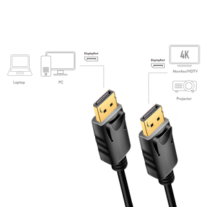 TechLogics - DisplayPort 1.2 --> DisplayPort 2.00m 4K/60Hz LogiLink