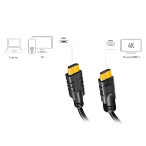 TechLogics - HDMI 10.00m 4K/30Hz active versterker LogiLink