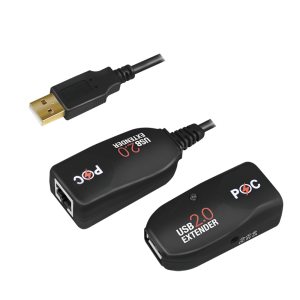 TechLogics - USB Extender via Cat5/6 PoE max. 50 meter LogiLink