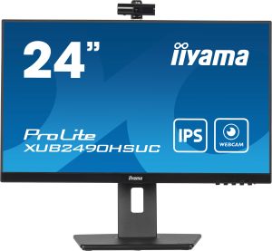 TechLogics - 24 Iiyama ProLite XUB2490HSUC-B5 FHD/DP/HDMI/VGA/Webcam