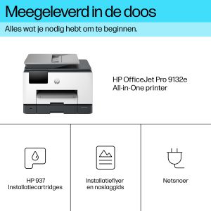 TechLogics - HP OfficeJet Pro 9132e AIO / WLAN /LAN /FAX / Wit-Zwart