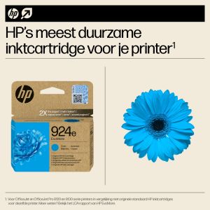 TechLogics - HP No.924e Cyaan EvoMore 800 pagina`s (Origineel)