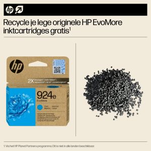 TechLogics - HP No.924e Cyaan EvoMore 800 pagina`s (Origineel)