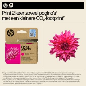 TechLogics - HP No.924e Magenta EvoMore 800 pagina`s (Origineel) TechLogics - HP No.924e Magenta EvoMore 800 pagina`s (Origineel)