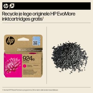 TechLogics - HP No.924e Magenta EvoMore 800 pagina`s (Origineel) TechLogics - HP No.924e Magenta EvoMore 800 pagina`s (Origineel)