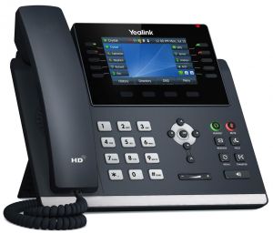 TechLogics - Yealink T46U VOIP Phone (SIP) PoE, Grijs